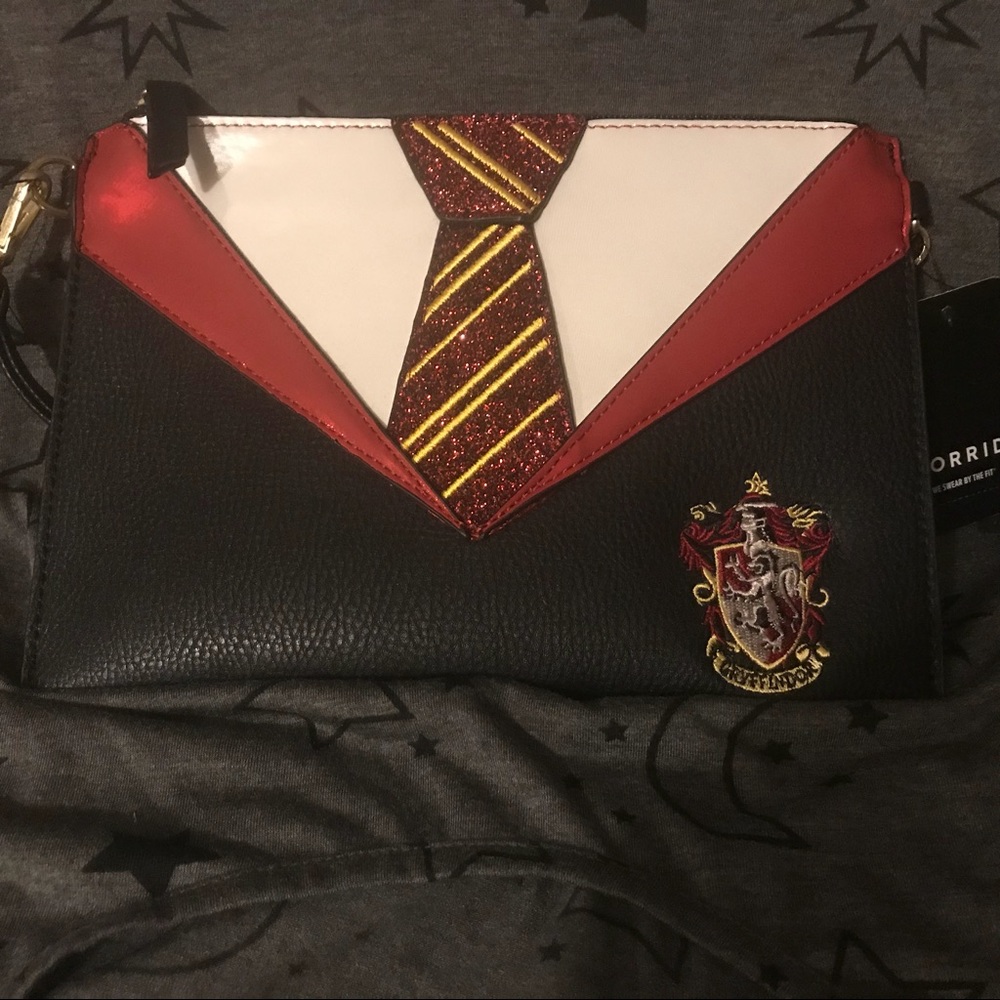 Harry Potter Gryffindor Crossbody Bag or Clutch - Picture 2 of 8